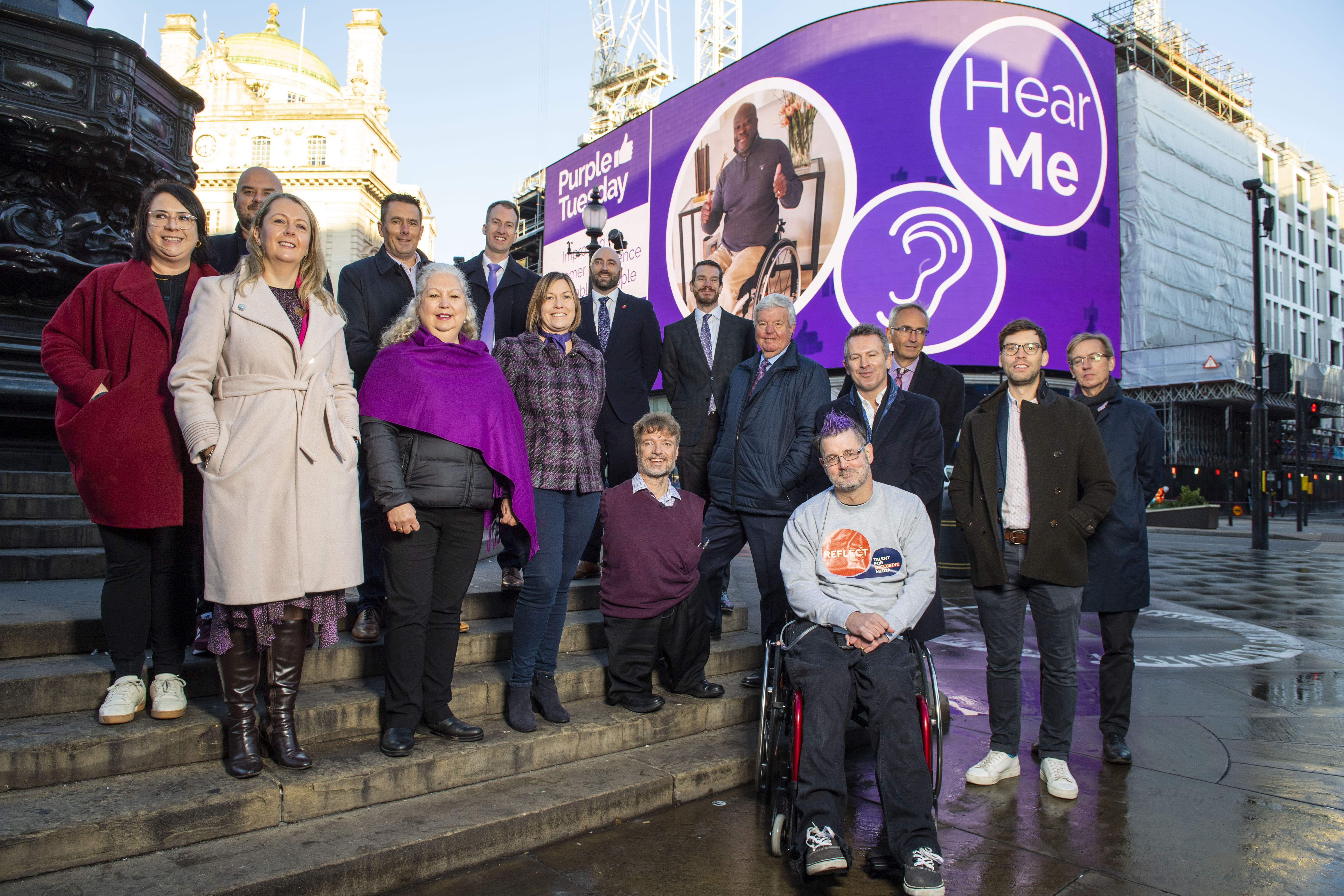 Purple Tuesday Piccadilly Lights