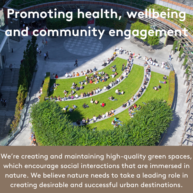 Promoting health, wellbeing and community engagement 