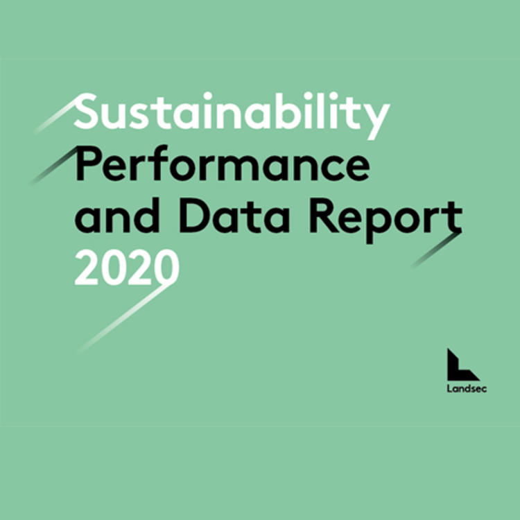 Sustainability data report cover
