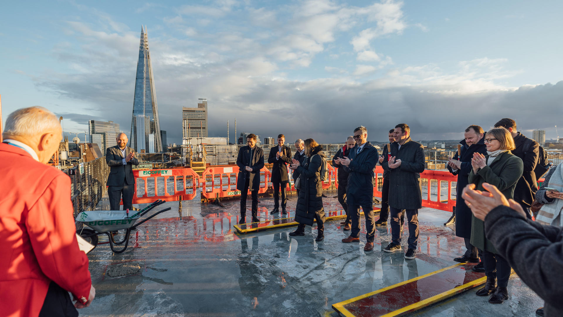 The Forge topping out ceremony