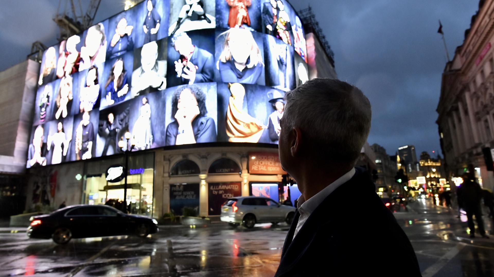 The Mayor of London, Sadiq Khan, looks out at a tribute to those that make theatre magical. Rankin’s photography was commissioned to mark the launch of an ongoing initiative with London Theatre. Mayor of London Rankin