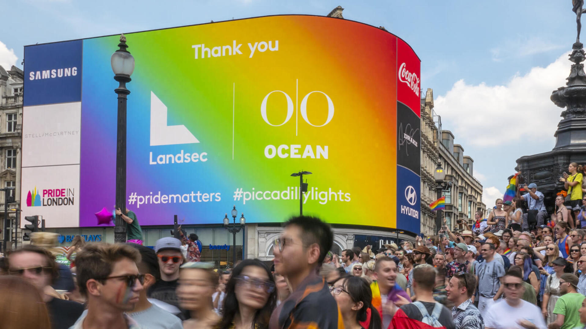 Piccadilly Lights Pride 2018